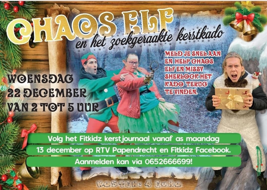 Chaos elf en het zoekgeraakte kerstcadeau