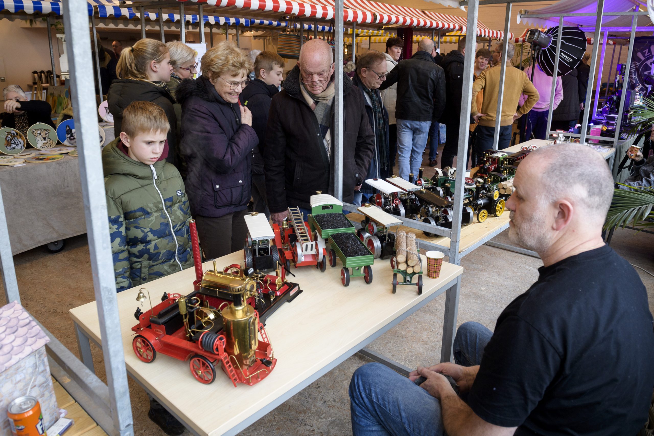 Hobbymarkt in zalencentrum De Palm
